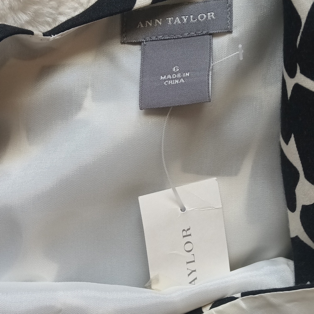 Ann Taylor black and white dress - Picture 4 of 5